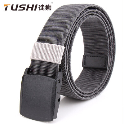 

YKK Korean mens woven belt casual canvas nylon belt elastic elastic wild youth belt