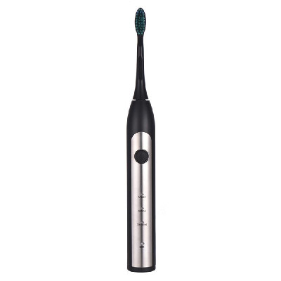 

HPC-S2002 Sonic Electric Rechargeable Toothbrush IPX7 Waterproof 30000 Vibrations Deep Clean 3 Clean Mode USB Charging with 3 Brus