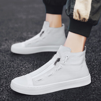 

Mens shoes high mens shoes wild fashion casual shoes canvas shoes breathable tide shoes