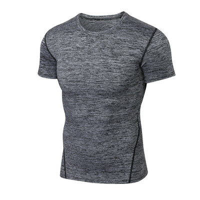 

Toponeto Mens New Simple Solid Color Sports Quick-drying Yoga Fitness Short Sleeve