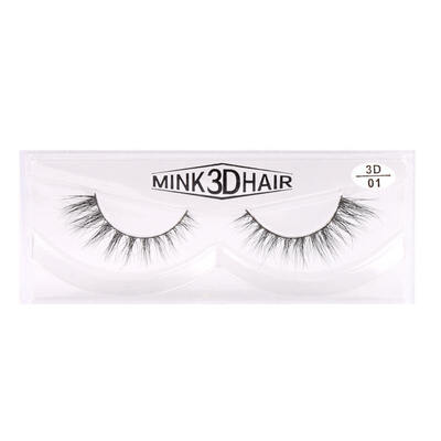 

1 Pair Eyelashes Natural False Eyelashes Handmade Fake Eye Lashes Extension for Beauty Makeup Tool