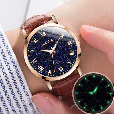 

Watch male watch student Korean version fashion automatic non-mechanical womens watch waterproof simple night light couple electr