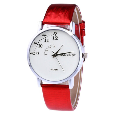

RM Zhou Lianfa Brand New Quartz Watch Mens Leather Strap Korean Lady Student Coupl
