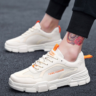 

Fashion white shoes fashion sports shoes personality wild breathable mesh shoes sports shoes