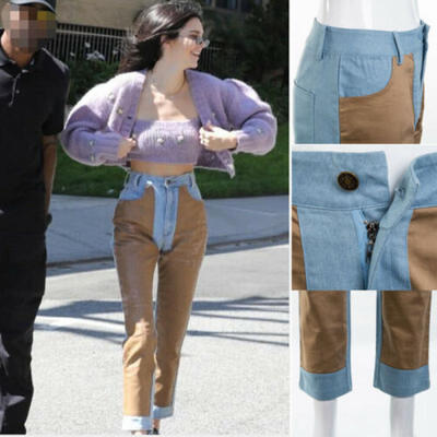 

Women High Waisted Stretchy Skinny Denim Jeans Slim Jeggings Ripped Pencil Pants