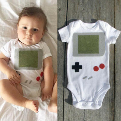 

Game Infant Baby Boy Girl Cotton Romper Toddler Jumpsuit Bodysuit Clothes Outfit