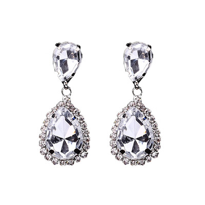 

Bride Earrings Cosmetic Geo ZhaoHao Popular Rhinestone Crystal Drop Earring For Wedding Dress Fashion Freeshipping