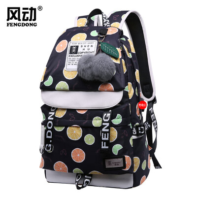

Womens Backpack Casual Canvas Bag Laptop Bag Travel Bag