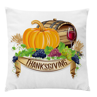 

Tailored Pumpkin Cushion Cover Square Pillow Case Thanksgiving Day Decor