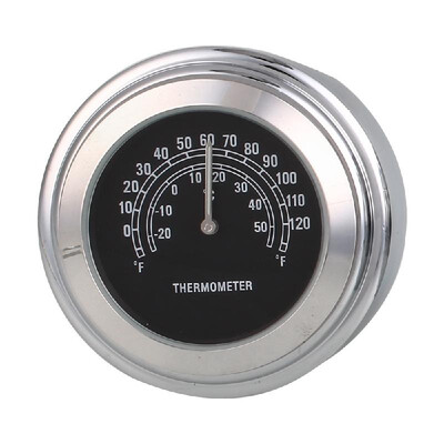 

Motorcycle Waterproof Handlebar Mount Dial Thermometer Motor Fittings Motorcycle Handlebars Tools