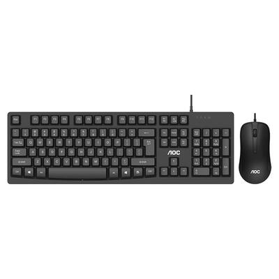 

AOC KM150 104 Keys USB Wired Keyboard 600 DPI Computer Ergonomic Mouse Set