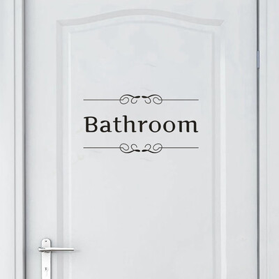 

〖Follure〗Bathroom Home Decor Wall Sticker Decal Bedroom Door Vinyl Art Mural