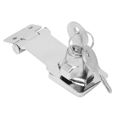 

Greensen 5pcs Copper Lock Cylinder 3in Stainless Steel Cupboard Drawer Lock with Key