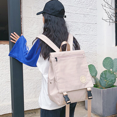 

Wu Li bag female Korean high school Japanese ins wild shoulder simple retro backpack campus student bag