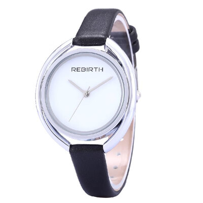 

REBIRTH Womens Watch Fashion Ladies Watches Leather Band Watch E