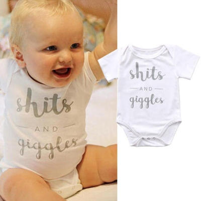 

0-18M Baby Clothes Newborn to 18M Baby Boy Girl Romper Bodysuit Outfit Summer