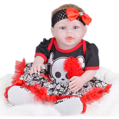 

Tailored Lifelike Reborn Baby Doll 55cm Newborn Doll Kids Boy Playmate Birthday Gift