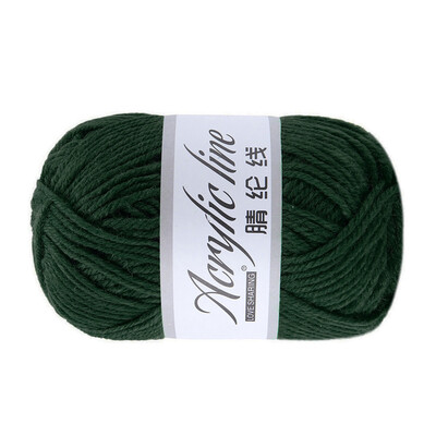 

Toponeto 50g Chunky Wool Roving Scarf Knit Wool Yarn Thickness Warm Hat Household A