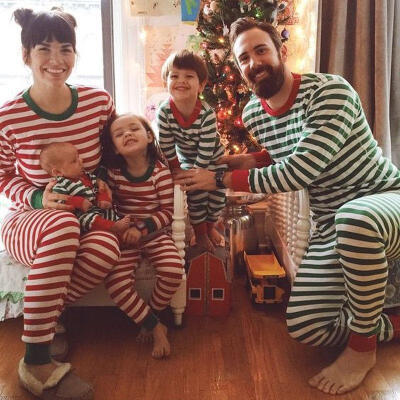 

Family Matching Christmas Pajamas PJs Sets Xmas Sleepwear Nightwear