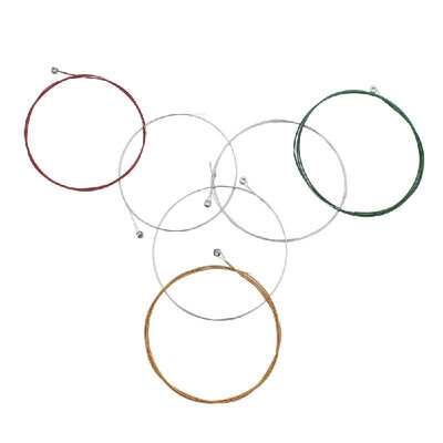 

Colorful Steel Copper Alloy Wound 1st-6th 009-042 6pcs Electric Guitar Strings String Set