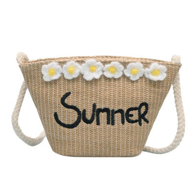 

Summer Straw Messenger Bags Woven Beach Crossbody Women Shoulder Handbags