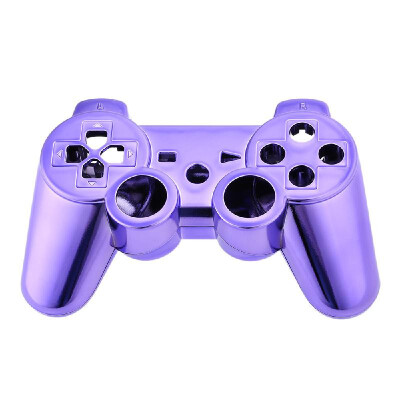 

Metal-plated Full Housing Controller Shell Gamepad Shell Cover Case with Matching Buttons Puple for Xbox 360