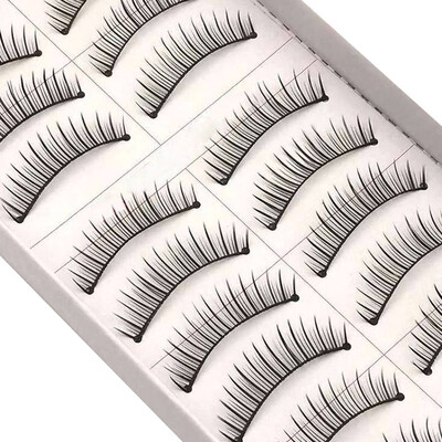 

〖Follure〗10 Pairs Double False Eyelashes Natural Thick Crossed Bare Makeup