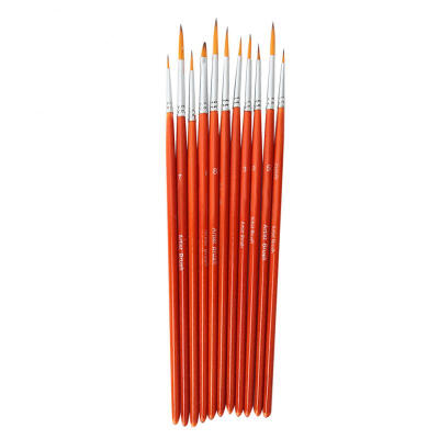 

Greensen 11pcs Drawing Pen Nylon Hair Paint Brush Set Art Craft Painting Watercolor Brush Kit