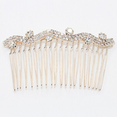 

Wedding Hair Accessories Clips Romantic Crystal Pearl Flower HairPin Rhinestone Tiara Bridal Crown Hair Pins Bride Hair comb