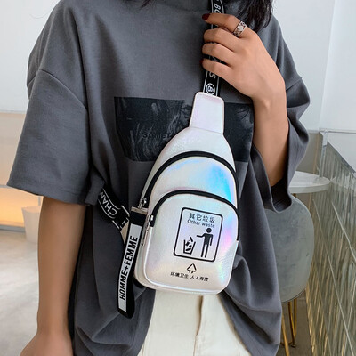 

Fashion trend chest bag handbag 2019 new foreign air bag girl Messenger bag wild ins fashion shoulder bag