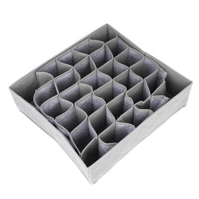 

Greensen 30 Grids Folding Underwear Storage Box Divider Organizer Socks Container