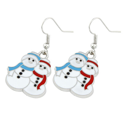 

Chic Dress Christmas Flashing Earrings Xmas Party Snowman Earring New Jewelry