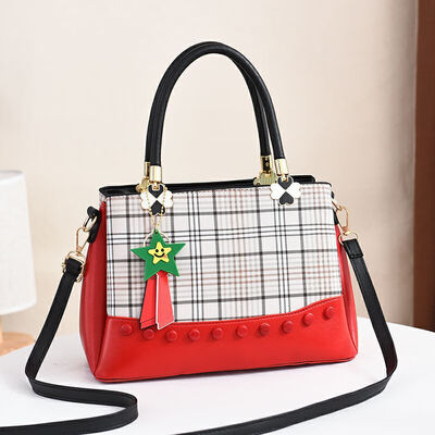 

2019 spring new European&American big bag shoulder bag simple handbag diagonal bag fashion handbag