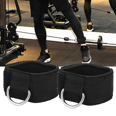 

Greensen 1 Pair Fitness Ankle Straps D-Ring Ankle Cuffs for Gym Training