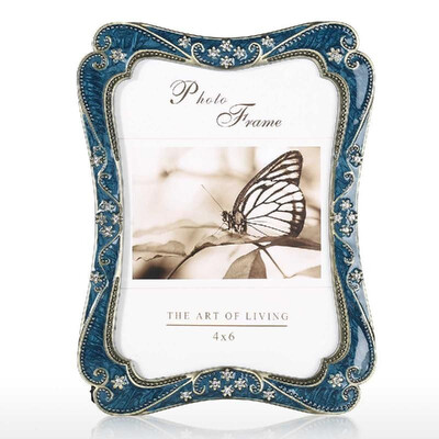 

Photo Frame Vintage Picture Frame Flower Edging Embellishment Photo Frame Wedding Christmas Gift