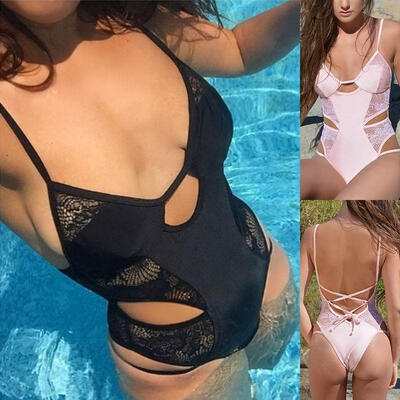 

Women&39s One Piece Beach Swimsuit Swimwear Bathing Monokini Push Up Padded Bikini