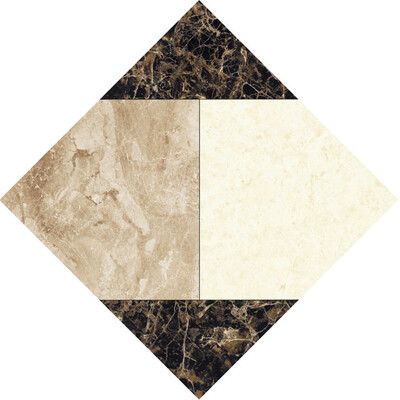 

〖Follure〗10 PcsSet Ceramic Tile Stickers Self Adhesive Tiles Art Diagonal 3D Floor Stick