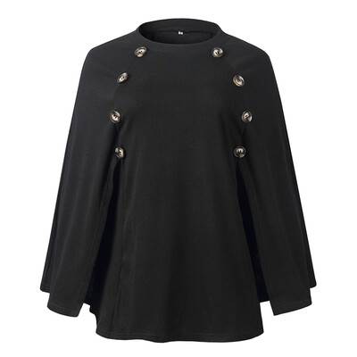 

2019 Women Fashion Cross V-Neck Long Sleeve Casual Solid Button Slim Dress