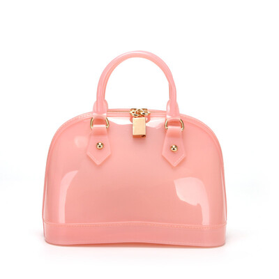 

Summer Transparent Women Shell Handbag Lady Small Shine Jelly Clear Cute Tote Bag Girls Brand Designer Crossbody Messenger Bag