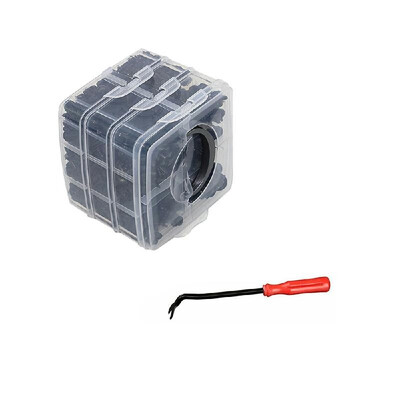 

620Pcs Assorted Car Body Plastics Push Retainer Pin Rivet Fasteners Trim Moulding Clip Automotive Furniture Assembly Expansion Scr