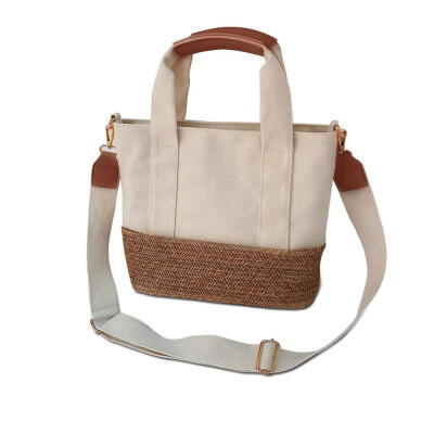 

Canvas Shoulder Handbags Large Capacity Women Woven Crossbody Totes Bags