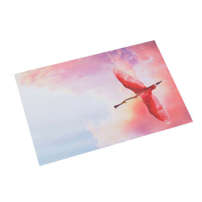 

Tableware Waterproof Flamingo Placemat Dining Table Mats Disc Bowl Slip-resistant Creative Printed Kitchen Dining Pads Mat 45x30cm