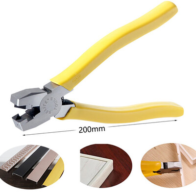 

〖Follure〗V-shaped Crimping Pliers 8-Inch Plier for Rebar Work is Spring Loaded Tools
