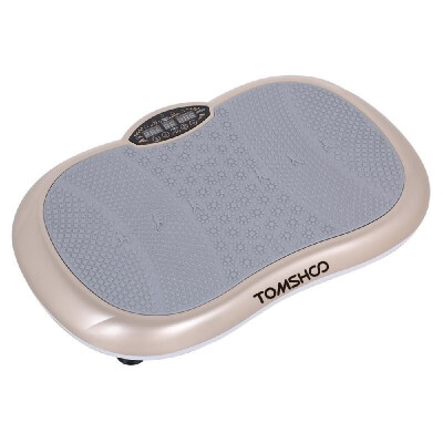 

TOMSHOO Touchscreen LCD Body Vibration Platform Fitness Vibration Plate Machine Workout Trainer Hips Muscle Weight Loss Exercise E