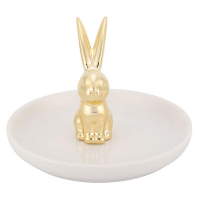 

Greensen Ring Holder Dish for Jewelry Necklace Bracelet Holders Organizer Display Home Decor Golden