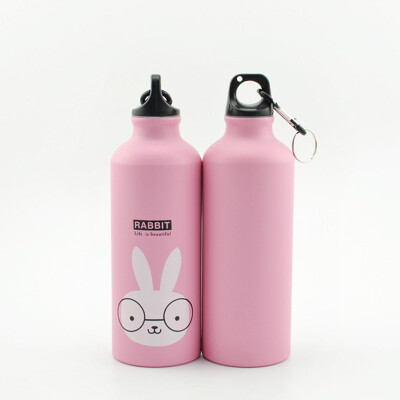 

500ml Portable Outdoor Sport Water Bottle Aluminum Cute Cartoon Bottle Gifts Bicycle Water Bottles