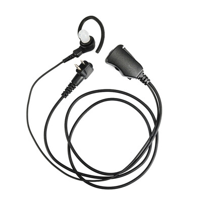 

2 Pin Ear Hook Headset Walkie Talkie Earpiece Two Way Radio Security Volume Adjustable Earphone