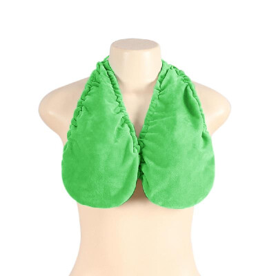 

Hot Sale Hot Style Boob Sweat Dripping Towel Hanging Neck Wrap Breast Womens Sexy Soft Cotton Bra