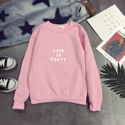 

Casual Women Hoodies Sweatshirt Winter Autumn Harajuku Letter Print Long Sleeve Pullovers