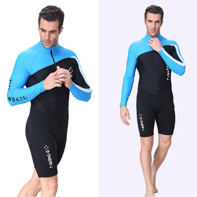 

Saidsome Men 15mm Neoprene Long Sleeve Scuba One Piece Wetsuit Surfing Diving Swimsuit diving suit diving water diving mask